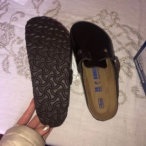 Women’s size 38 Boston Leather Birkenstock’s